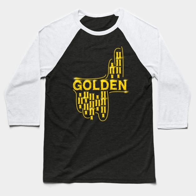 Golden Baseball T-Shirt by siddick49